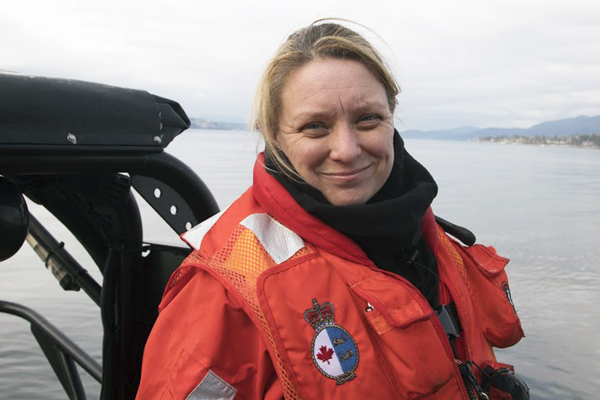 Photo of a Canadian Coast Guard member